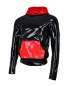 Mobile Preview: Latex Hoodie CONTRAST STRUCTURE Laser Edition